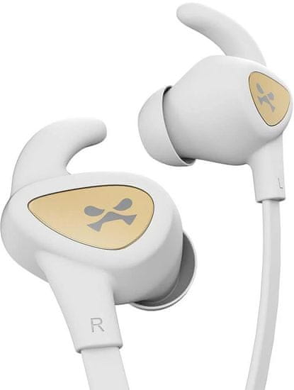 Ghostek Slúchadlá - Wireless Sport Earbuds Rush Series, White-Gold (GHOHP039)