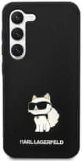 Karl Lagerfeld Kryt Samsung Galaxy S23 hardcase black Silicone Choupette (KLHCS23SSNCHBCK)