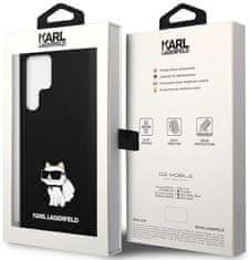 Karl Lagerfeld Kryt Samsung Galaxy S23 Ultra hardcase black Silicone Choupette (KLHCS23LSNCHBCK)