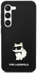 Karl Lagerfeld Kryt Samsung Galaxy S23+ hardcase black Silicone Choupette (KLHCS23MSNCHBCK)