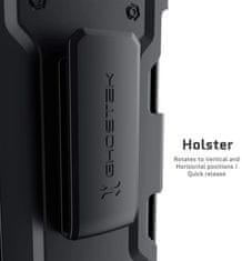 Ghostek Púzdro Iron Armor3 Black Rugged Case + Holster for Moto G Power 2021 (GHOCAS2785)