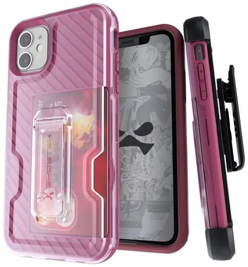 Ghostek Kryt - Apple Iphone 11 Case Iron Armor Series 3, Pink (GHOCAS2295)