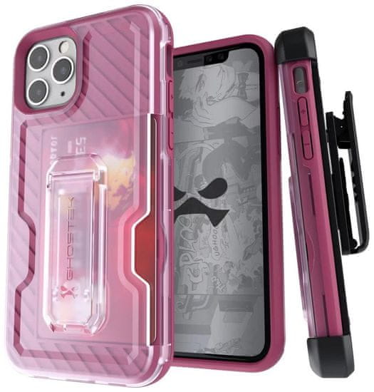 Ghostek Kryt - Apple Iphone 11 Pro Case Iron Armor Series 3, Pink (GHOCAS2292)