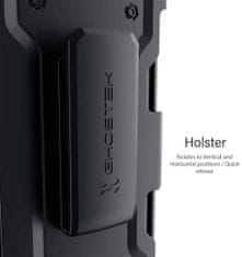 Ghostek Kryt Iron Armor3 Black Rugged Case + Holster for Apple iPhone 12 Mini