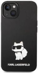 Karl Lagerfeld Kryt iPhone 14 Plus 6,7" hardcase black Silicone Choupette (KLHCP14MSNCHBCK)