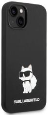 Karl Lagerfeld Kryt iPhone 14 Plus 6,7" hardcase black Silicone Choupette (KLHCP14MSNCHBCK)