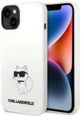 Karl Lagerfeld Kryt iPhone 14 Plus 6,7" hardcase white Silicone Choupette MagSafe (KLHMP14MSNCHBCH)