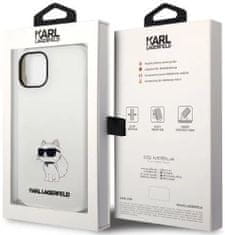 Karl Lagerfeld Kryt iPhone 14 Plus 6,7" hardcase white Silicone Choupette MagSafe (KLHMP14MSNCHBCH)