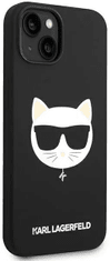 Karl Lagerfeld Kryt KLHMP14SSLCHBK iPhone 14 6,1" hardcase black Silicone Choupette Head Magsafe (KLHMP14SSLCHBK)