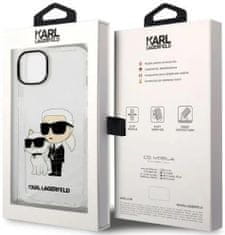 Karl Lagerfeld Kryt iPhone 14 6,1" transparent hardcase IML GLIT NFT Karl&Choupette (KLHCP14SHNKCTGT)