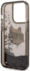 Karl Lagerfeld Kryt iPhone 14 Pro Max 6,7" black hardcase Glitter Choupette Head (KLHCP14XLNCHCK)