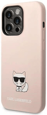 Karl Lagerfeld Kryt KLHCP14XSLCTPI iPhone 14 Pro Max 6,7" hardcase light pink Silicone Choupette Body (KLHCP14XSLCTPI)