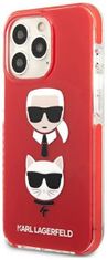 Karl Lagerfeld Kryt KLHCP13LTPE2TR iPhone 13 Pro / 13 6,1" hardcase red Karl&Choupette Head (KLHCP13LTPE2TR)