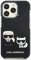 Karl Lagerfeld Kryt KLHCP13LTPEKCK iPhone 13 Pro / 13 6,1" hardcase black Karl&Choupette (KLHCP13LTPEKCK)