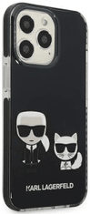 Karl Lagerfeld Kryt KLHCP13LTPEKCK iPhone 13 Pro / 13 6,1" hardcase black Karl&Choupette (KLHCP13LTPEKCK)