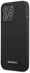 Karl Lagerfeld Kryt KLHCP13LSLMP1K iPhone 13 Pro / 13 6,1" hardcase black Silicone Plaque (KLHCP13LSLMP1K)