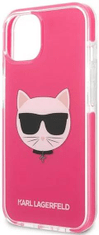 Karl Lagerfeld Kryt KLHCP13MTPECPI iPhone 13 6,1" hardcase fuschia Choupette Head (KLHCP13MTPECPI)