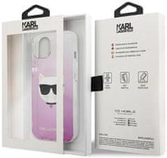 Karl Lagerfeld Kryt KLHCP13MCTRP iPhone 13 6,1" hardcase pink Choupette Head (KLHCP13MCTRP)