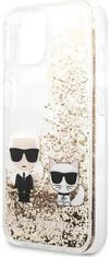 Karl Lagerfeld Kryt KLHCP13MGKCD iPhone 13 6,1" gold hardcase Liquid Glitter Karl&Choupette (KLHCP13MGKCD)