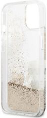 Karl Lagerfeld Kryt KLHCP13MGKCD iPhone 13 6,1" gold hardcase Liquid Glitter Karl&Choupette (KLHCP13MGKCD)