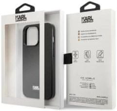 Karl Lagerfeld Kryt iPhone 13 Pro / 13 6,1" hardcase black Saffiano Plaque (KLHCP13LSFMP2K)