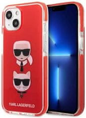 Karl Lagerfeld Kryt KLHCP13STPE2TR iPhone 13 mini 5,4" hardcase red Karl&Choupette Head (KLHCP13STPE2TR)