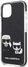 Karl Lagerfeld Kryt KLHCP13STPEKCK iPhone 13 mini 5,4" hardcase black Karl&Choupette (KLHCP13STPEKCK)