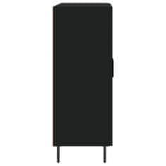 Vidaxl Komoda čierna 69,5x34x90 cm kompozitné drevo