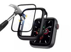 KOMA Ochranný kryt s tvrdeným sklom pre Apple Watch 40 mm (Series 4, 5, 6, SE), priehľadný