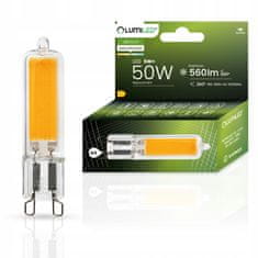 LUMILED LED žiarovka G9 KAPSUŁKA 5W = 50W 560lm 4000K Neutrálna biela 360° COB