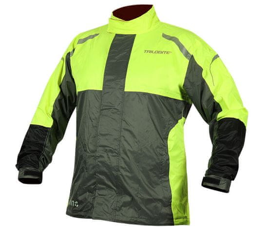 TRILOBITE Pláštenka Raintec jacket men black/grey/yellow fluo