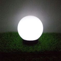 GreenBlue GreenBlue solárne svietidlo, voľne stojace, záhradné, guľa 25x25x58cm, biela LED, GB166