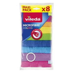 VILEDA Handrička Vileda Microfibre Colors, mikrovlákna, bal. 8 ks