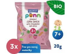 Salvest 3x Põnn BIO Chrumky jahodové 20 g