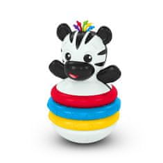 Baby Einstein Hryzačka stohovacia zebra Stack & Wobble Zen 3m+