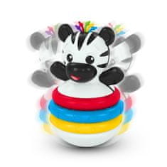 Baby Einstein Hryzačka stohovacia zebra Stack & Wobble Zen 3m+