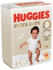 Huggies Plienky jednorázové Extra Care 4 (8-14 kg) 33 ks