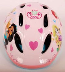 Volare Cyklistická prilba Disney Princess - biela ružová - 52-56 cm