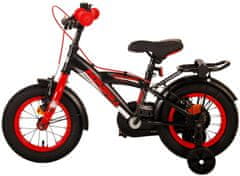 Volare Detský bicykel Thombike - chlapčenský - 12" - Black Red - dve ručné brzdy