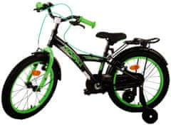 Volare Detský bicykel Thombike - chlapčenský - 18" - Black Green - dve ručné brzdy