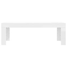 Petromila vidaXL Konferenčný stolík lesklý biely 102x50x36 cm kompozitné drevo