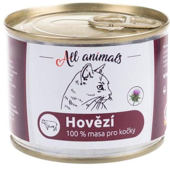 All Animals konz. pre mačky hovädzie mleté 200g