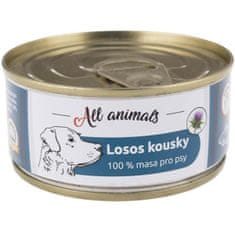 All Animals konz. pre psov losos kúsky 90g