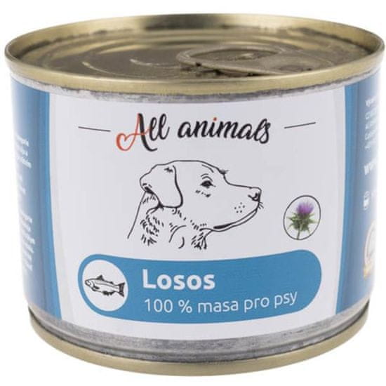 All Animals konz. pre psov losos mletý 200g