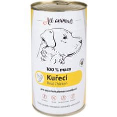 All Animals konz. pre psy kuracie mäso mleté 1200g