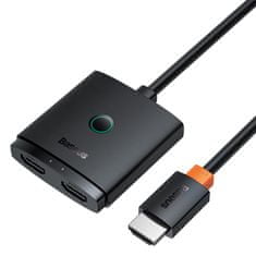 shumee Adaptér 2v1 HDMI rozbočovač 4K 60Hz obojsmerný AirJoy 1m čierny