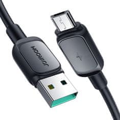 shumee Kábel microUSB - USB 2.4A 480Mbps 2m čierny