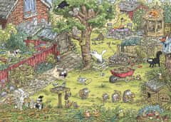 Heye Puzzle Simon's Cat: Dobrodružstvo na záhrade 1000 dielikov