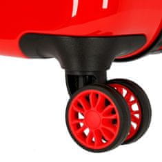 Jada Toys Luxusný ABS cestovný kufor DISNEY CARS McQueen, 55x38x20cm, 34L, 2041722
