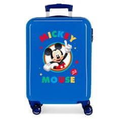 Jada Toys Luxusný detský ABS cestovný kufor MICKEY MOUSE Azul, 55x38x20cm, 34L, 2031721